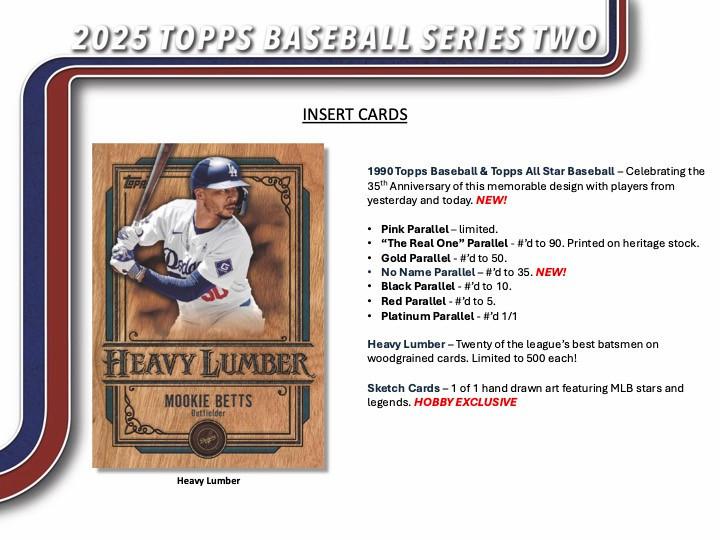2025 Topps Series 2 Baseball Hobby Box