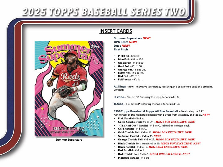 2025 Topps Series 2 Baseball Blaster Box