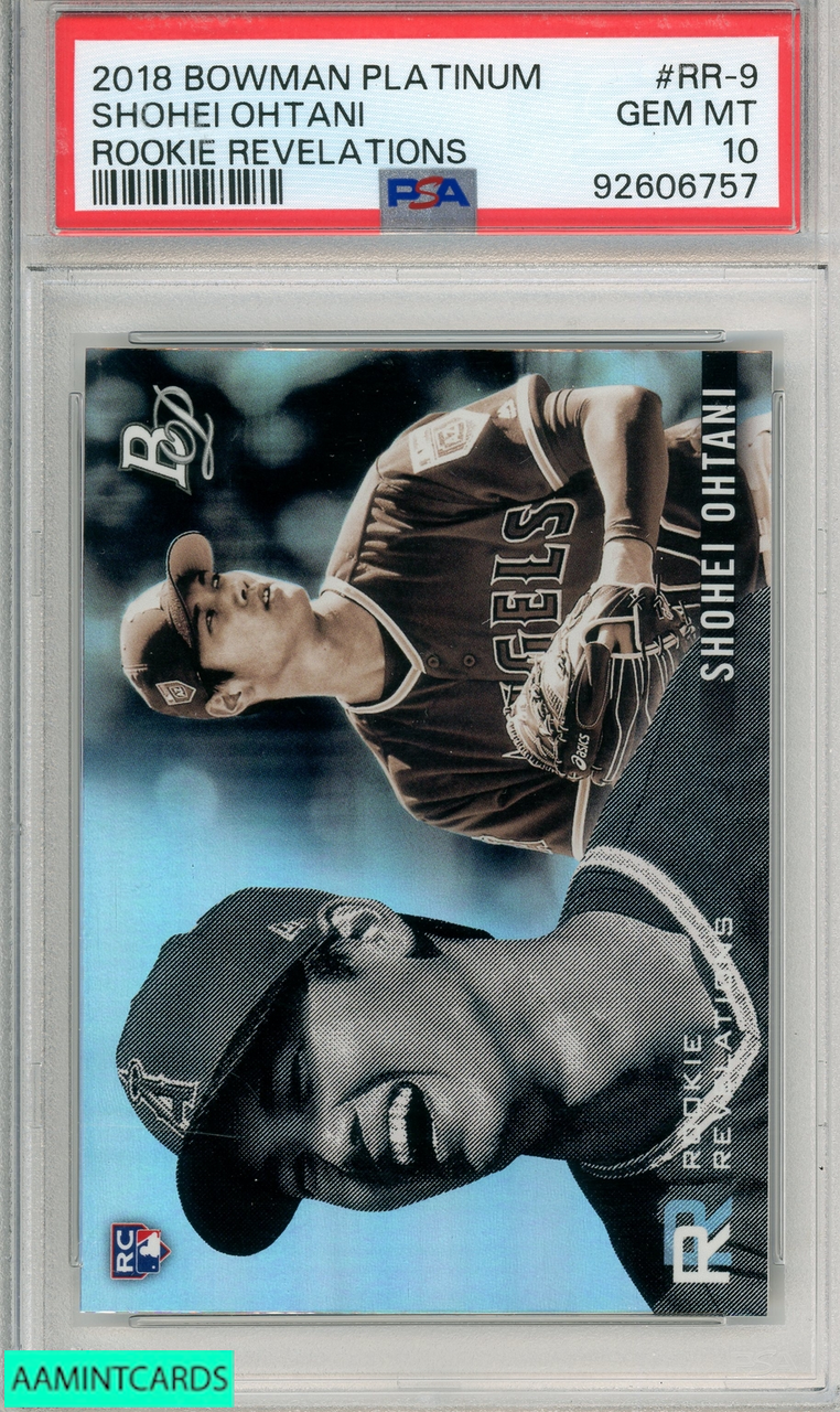2018 BOWMAN PLATINUM ROOKIE REVELATIONS SHOHEI OHTANI #RR-9