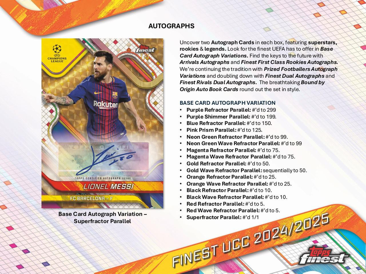 Topps Finest Box Hobby 2024-25 UEFA Basketball Competitions Club 