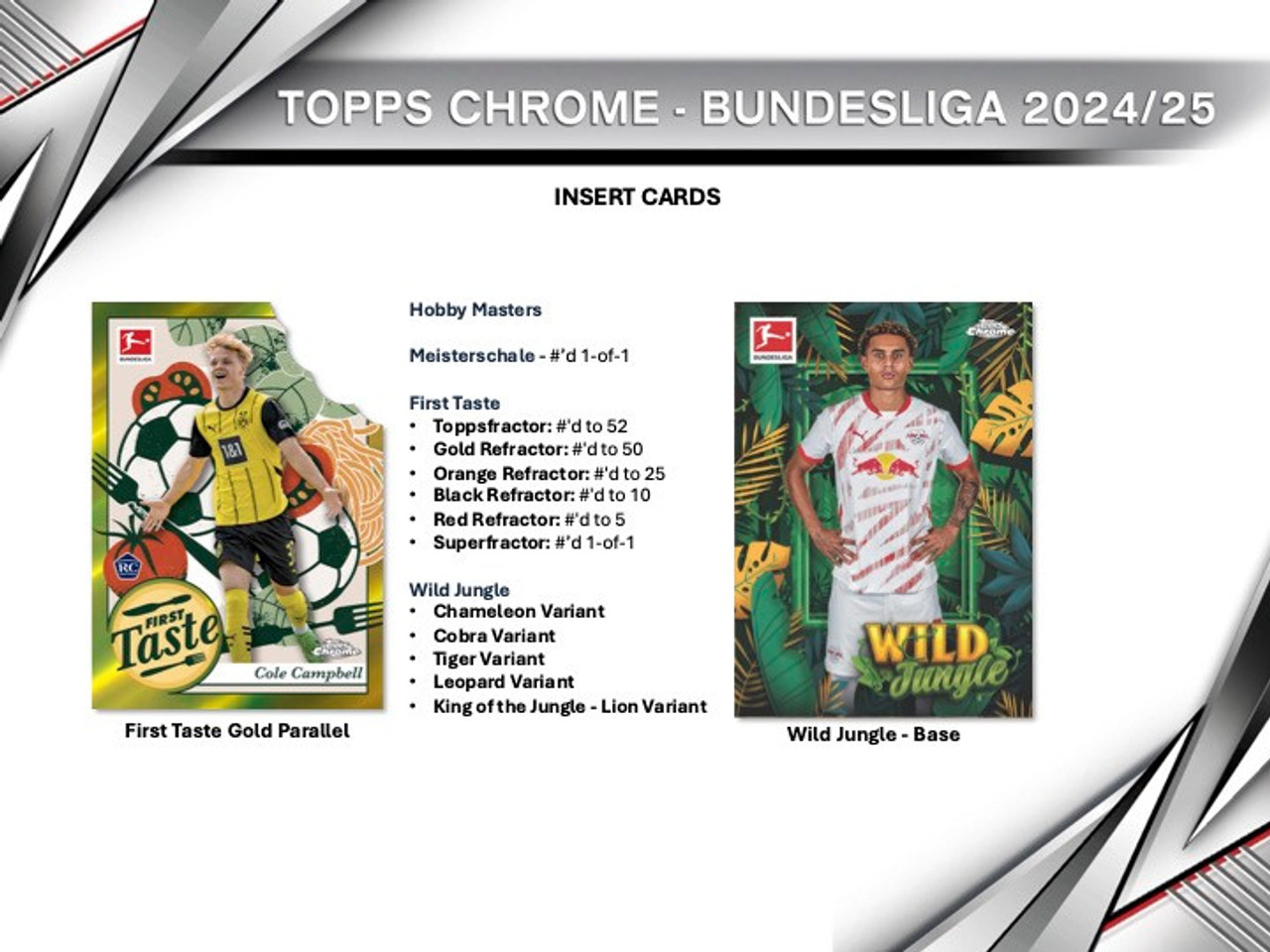 2024/25 Topps Chrome Bundesliga Soccer Hobby Box