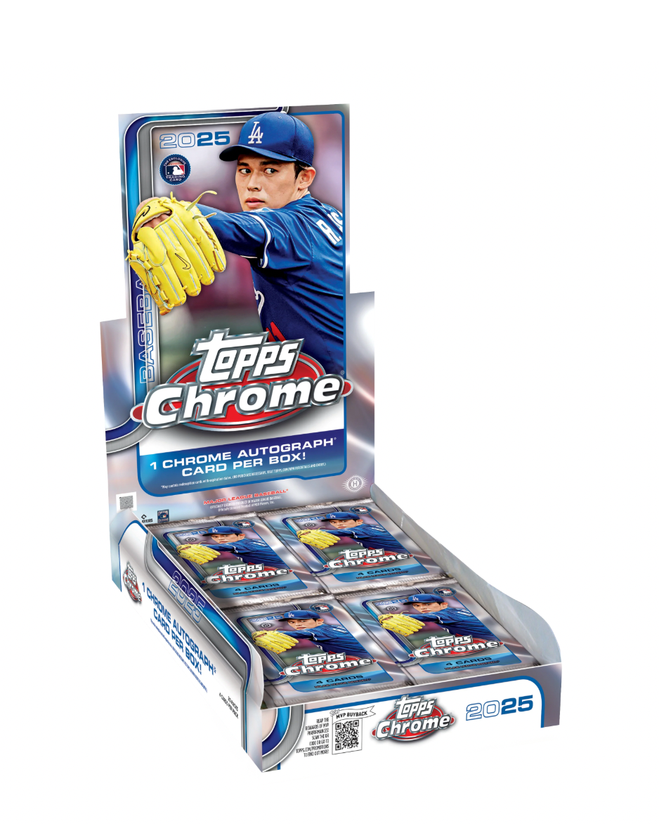 2025 Topps Chrome Baseball Hobby Box