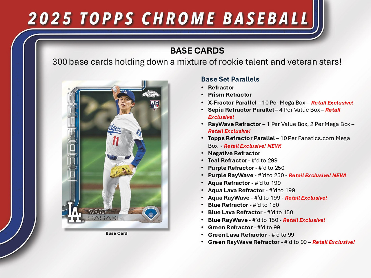 2025 Topps Chrome Baseball Blaster Box