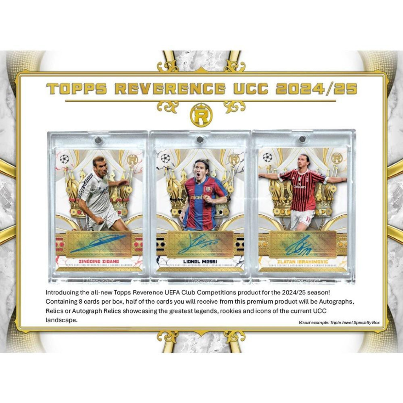 2024/25 Topps UEFA Club Competitions Reverence Soccer Hobby Case