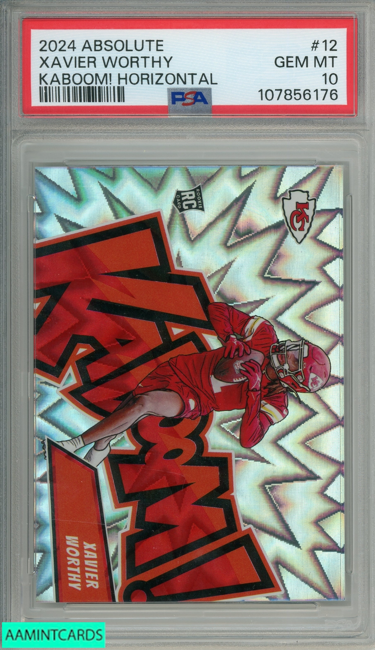 2024 PANINI ABSOLUTE KABOOM! HORIZONTAL XAVIER WORTHY #12 ROOKIE