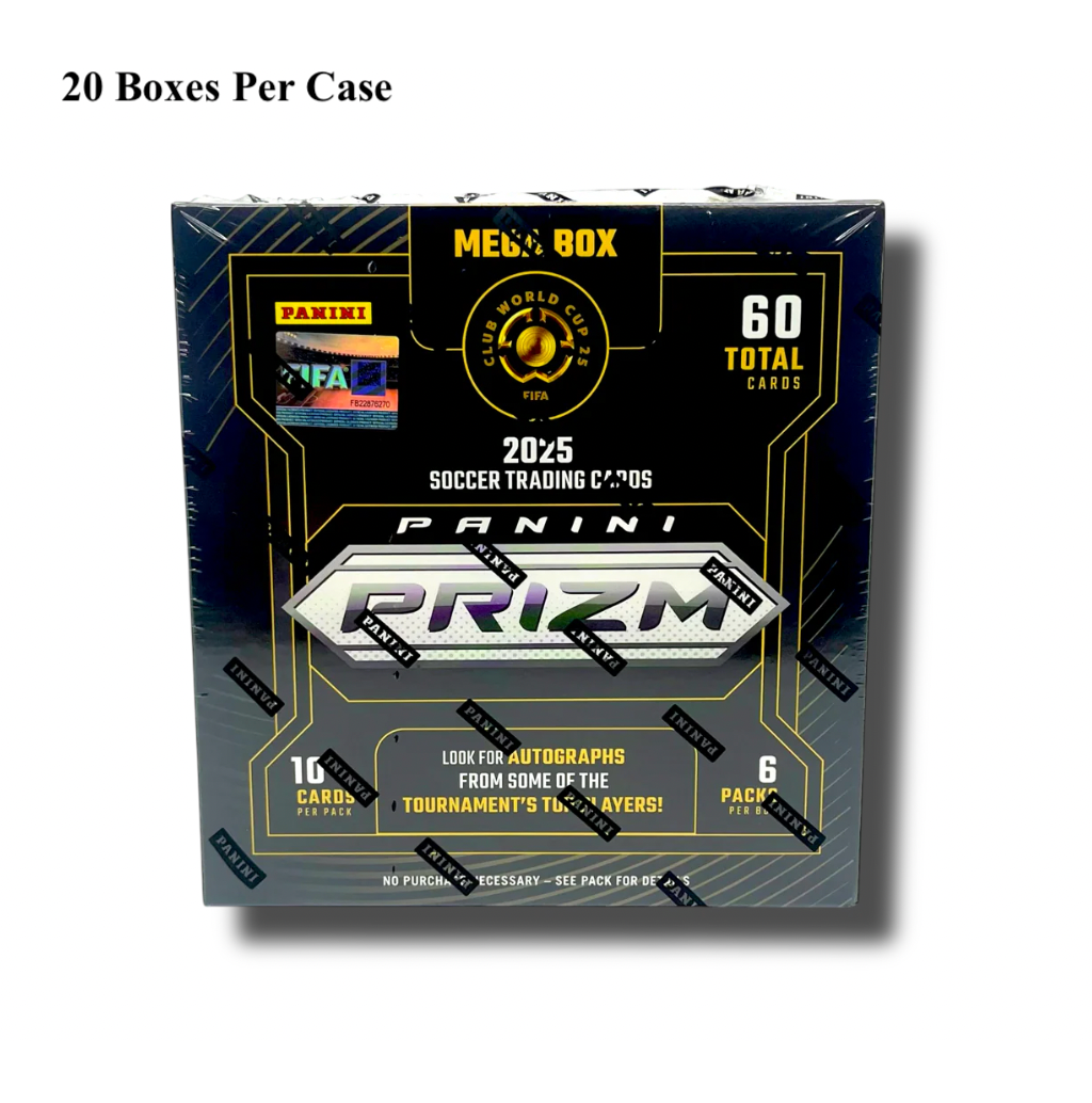 2025 Panini Prizm FIFA Club World Cup Soccer Hobby Mega Case