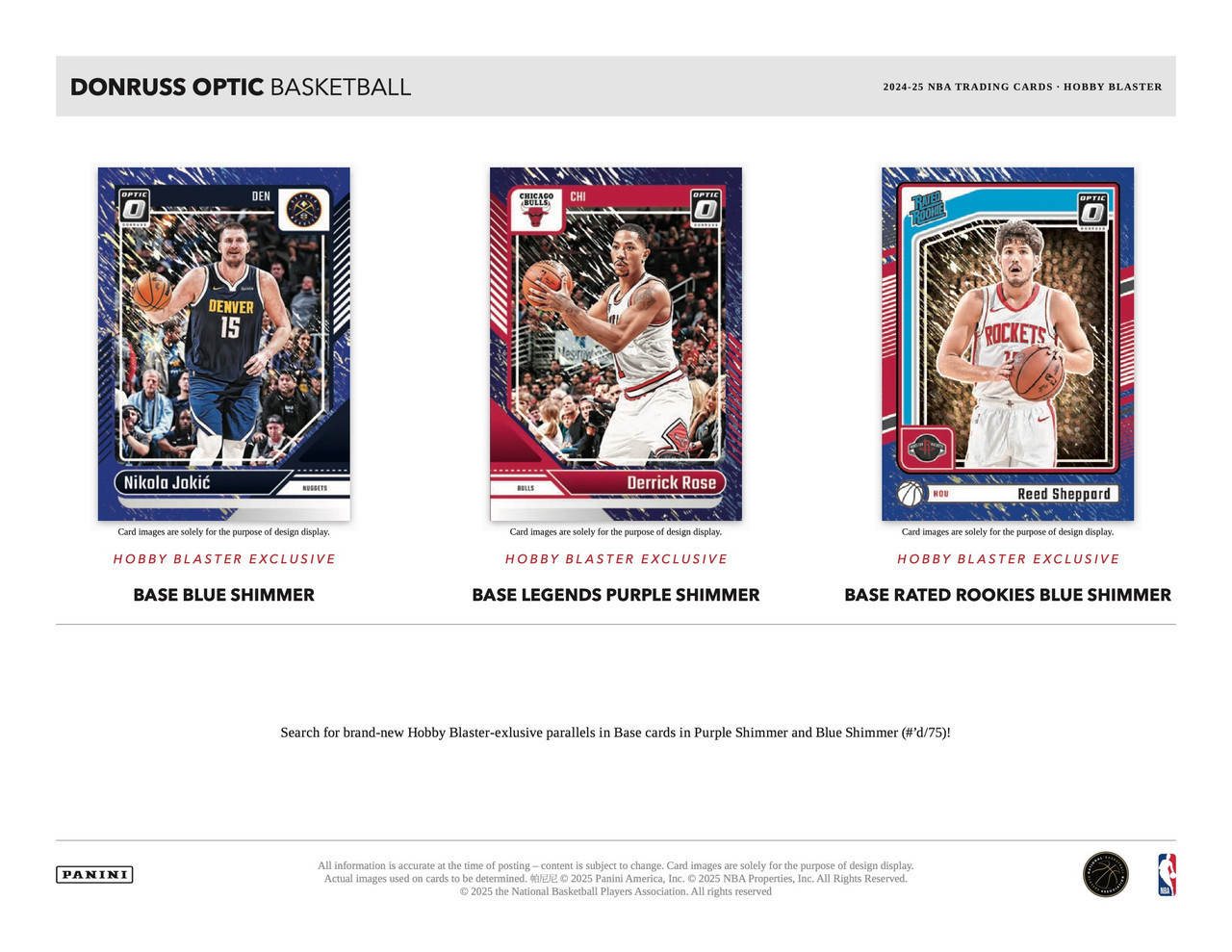 2024/25 Panini Donruss Optic Basketball Hobby Blaster Box