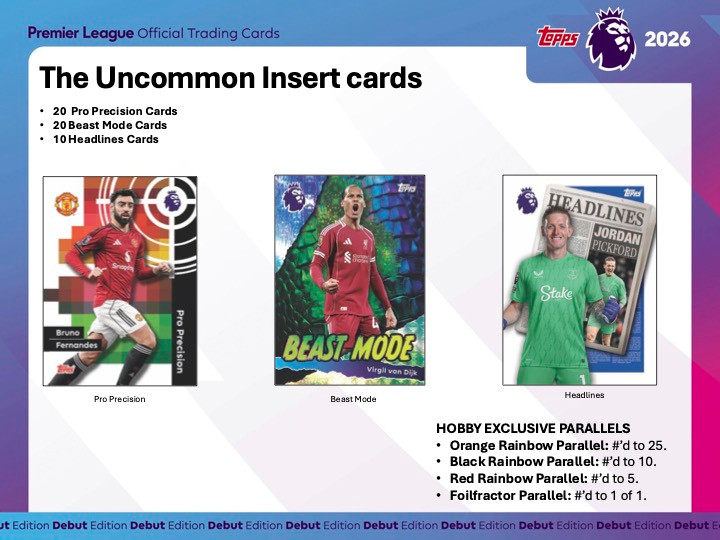 Carte Topps Premier League 2026 - Insigne Parallèle Violet Crystal Palace N°188/199