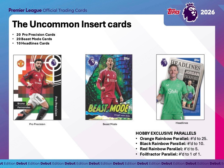 2026 Topps Premier League Soccer Hobby Box