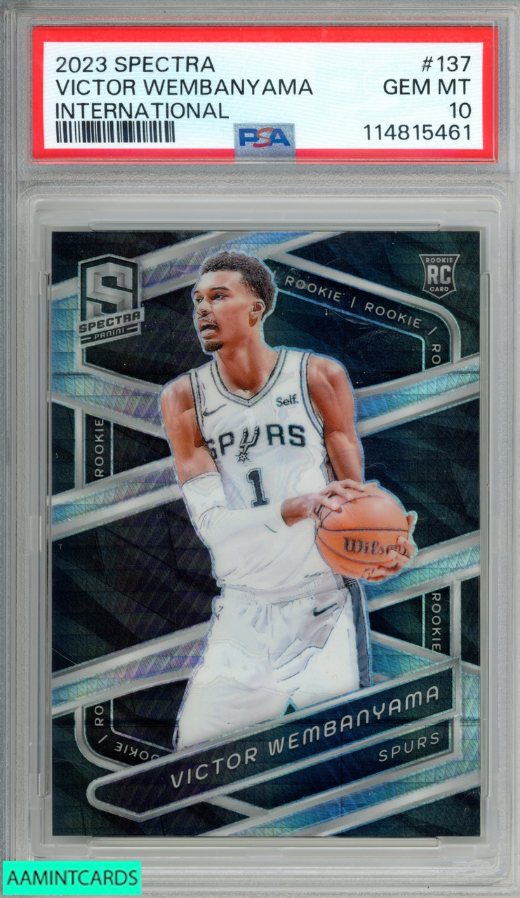 2023 PANINI SPECTRA VICTOR WEMBANYAMA #137 INTERNATIONAL