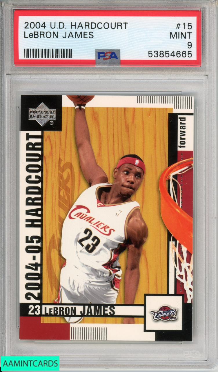 lebron james hardcourt upper deck
