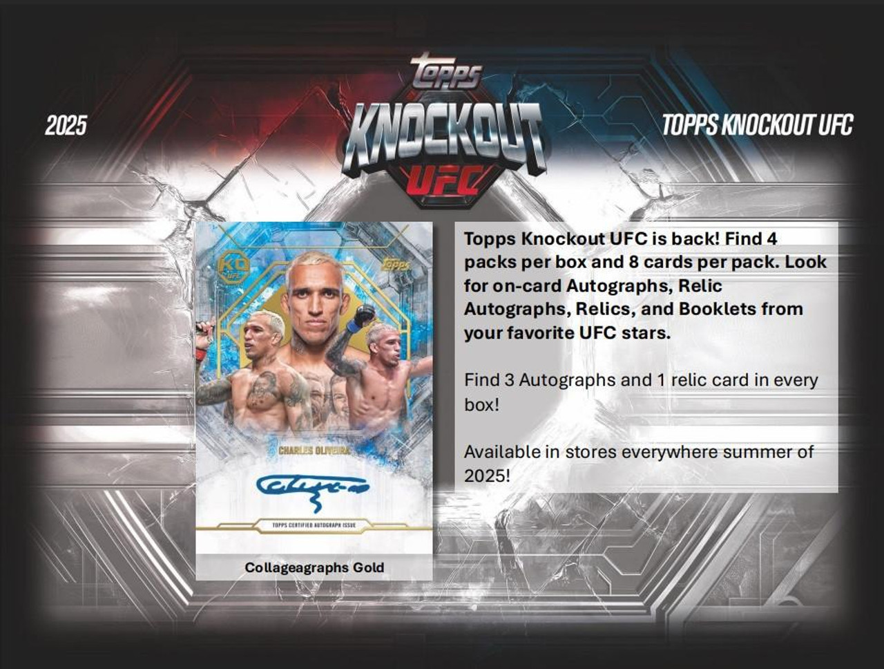 2025 Topps UFC Knockout Hobby Box