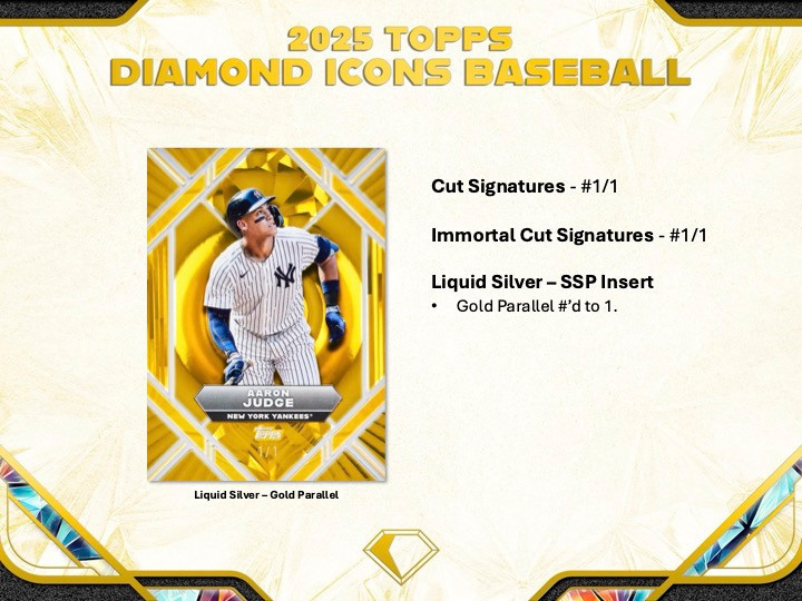 2025 Topps Diamond Icons Baseball Hobby Box
