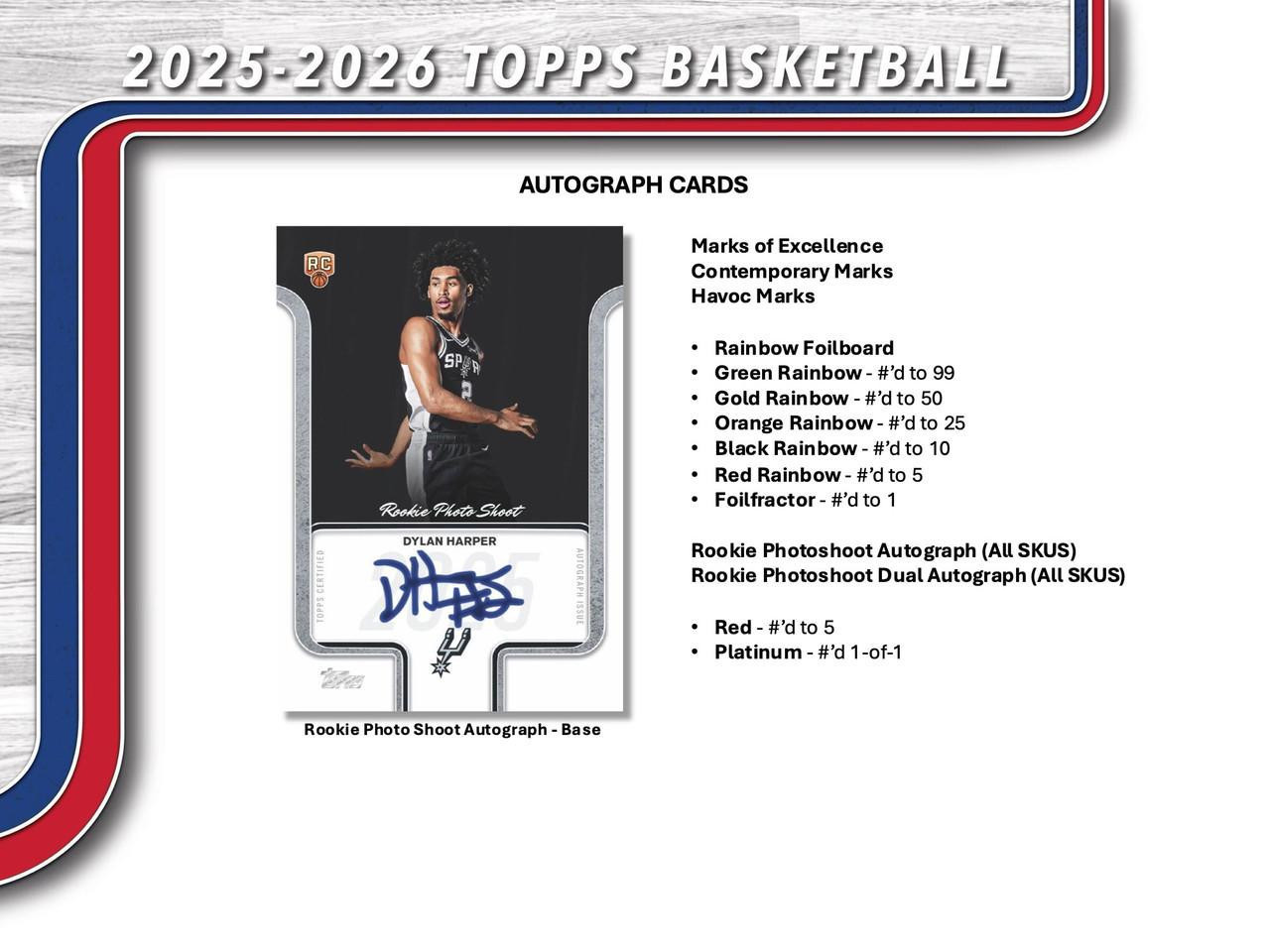 2025/26 Topps Basketball Jumbo Box