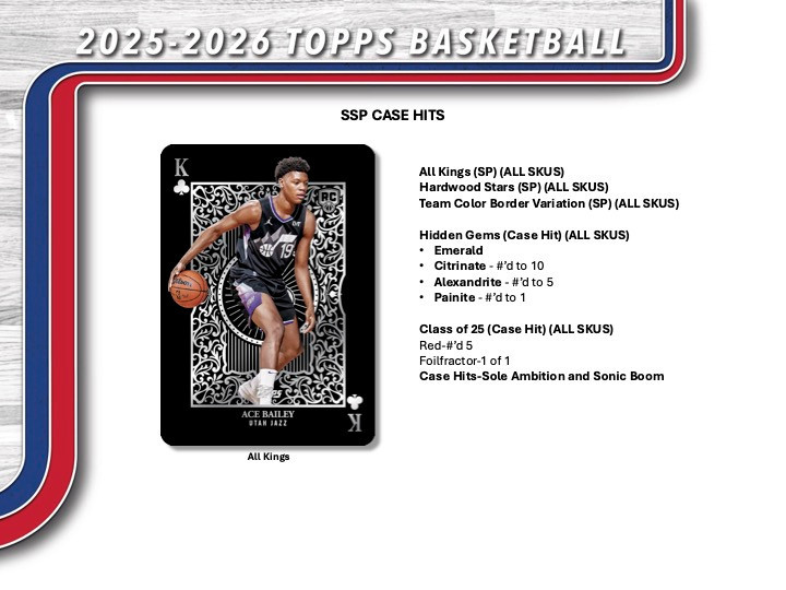 海外野球カード 2025/26 Topps Chrome Basketball Mega Box (18 Inserts include 10 X