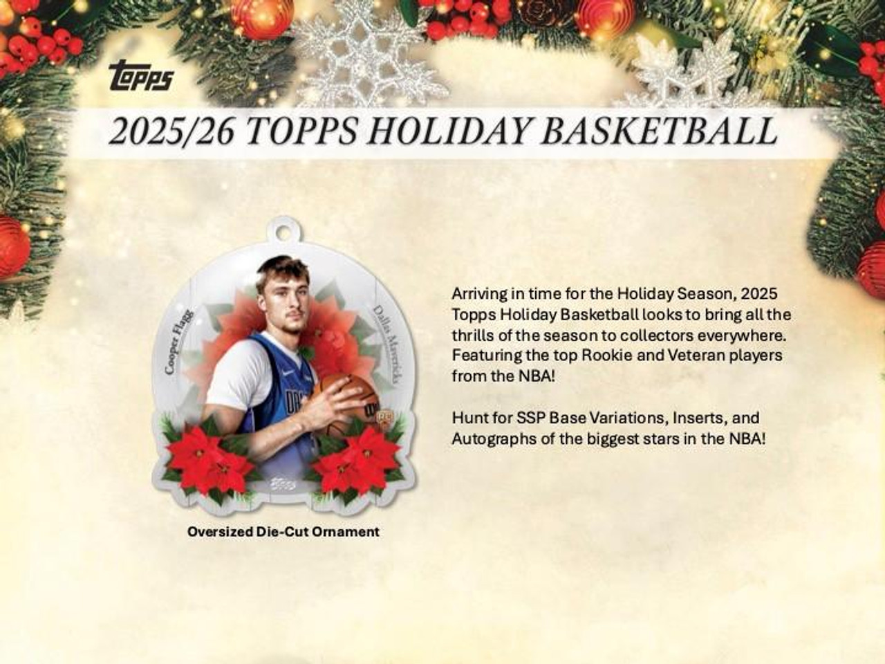2025/26 Topps Holiday Basketball Mega Box