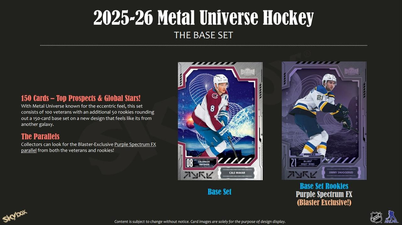 2025/26 Upper Deck Skybox Metal Universe Hockey Blaster Case