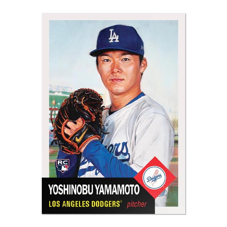 2024 Topps Living Yoshinobu Yamamoto #746 Rookie RC