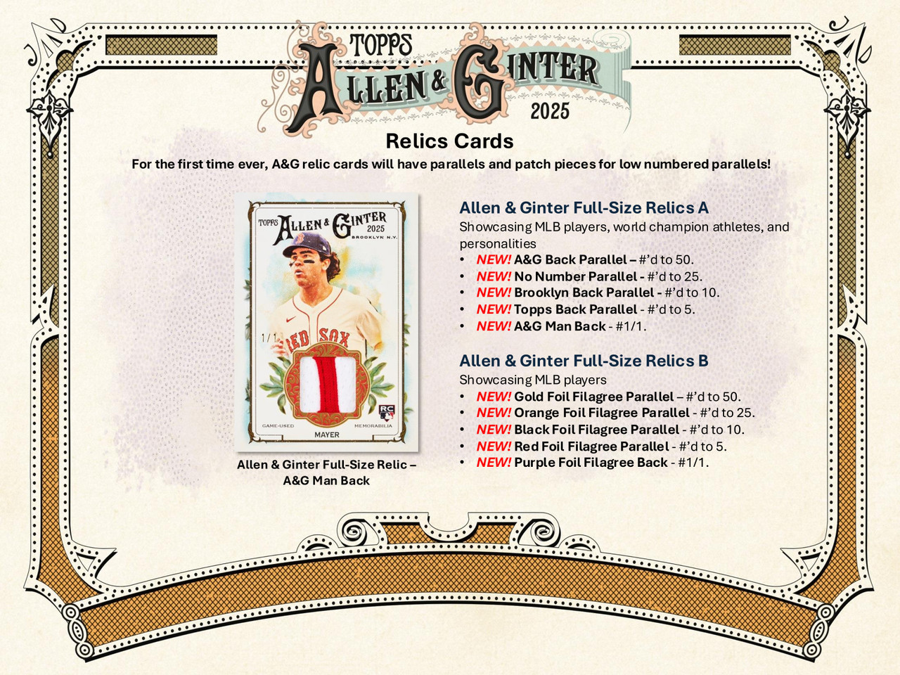2025 Topps Allen & Ginter Baseball Blaster Box