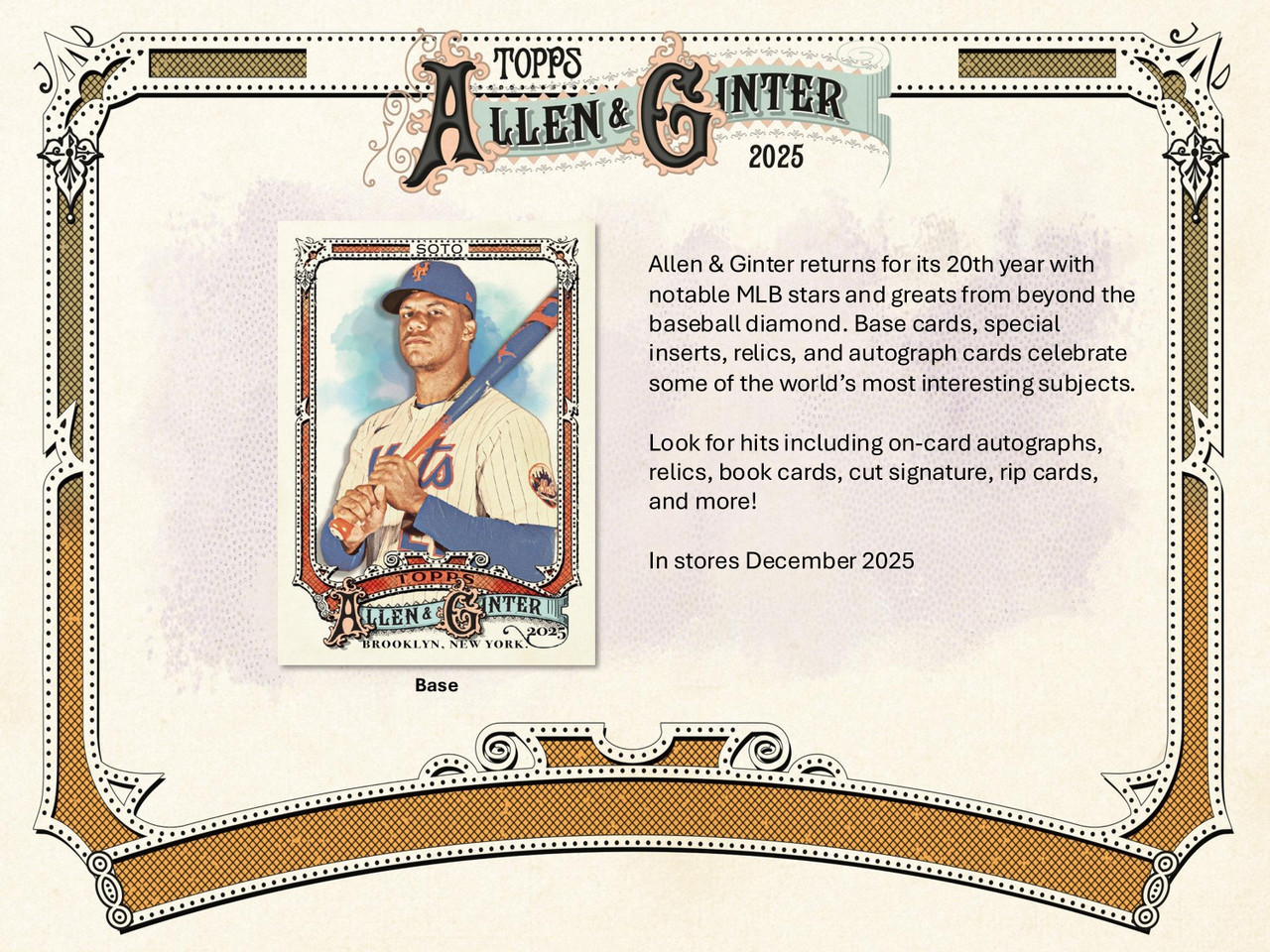 2025 Topps Allen & Ginter Baseball Blaster Box