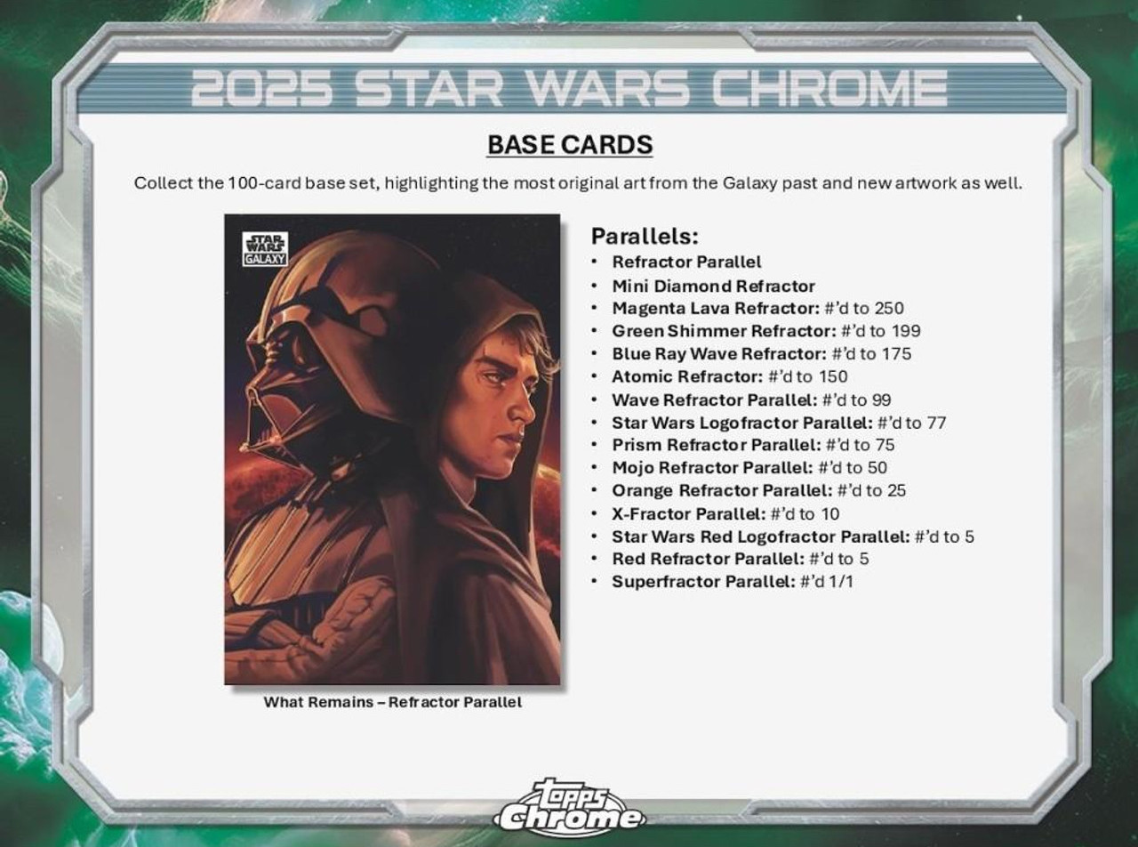 スターウォーズ rogue One Chrome Galaxy mojo Just got this Galaxy Chrome Jedi A La Kurosawa Mojo Refractor back