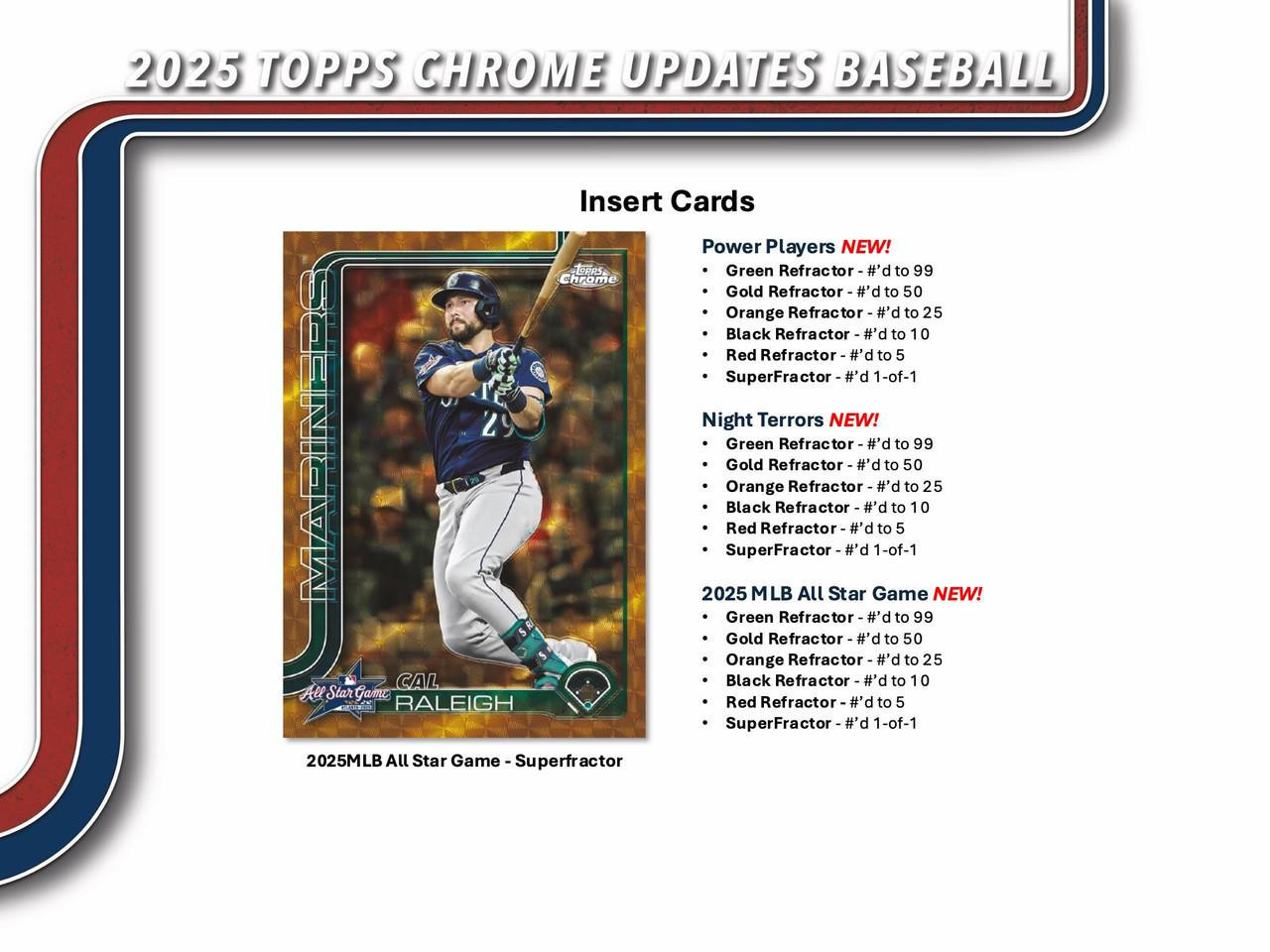 2025 Topps Chrome Update Series Baseball Breaker