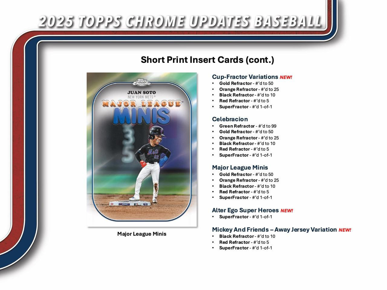 2025 Topps Chrome Update Series Baseball Breaker