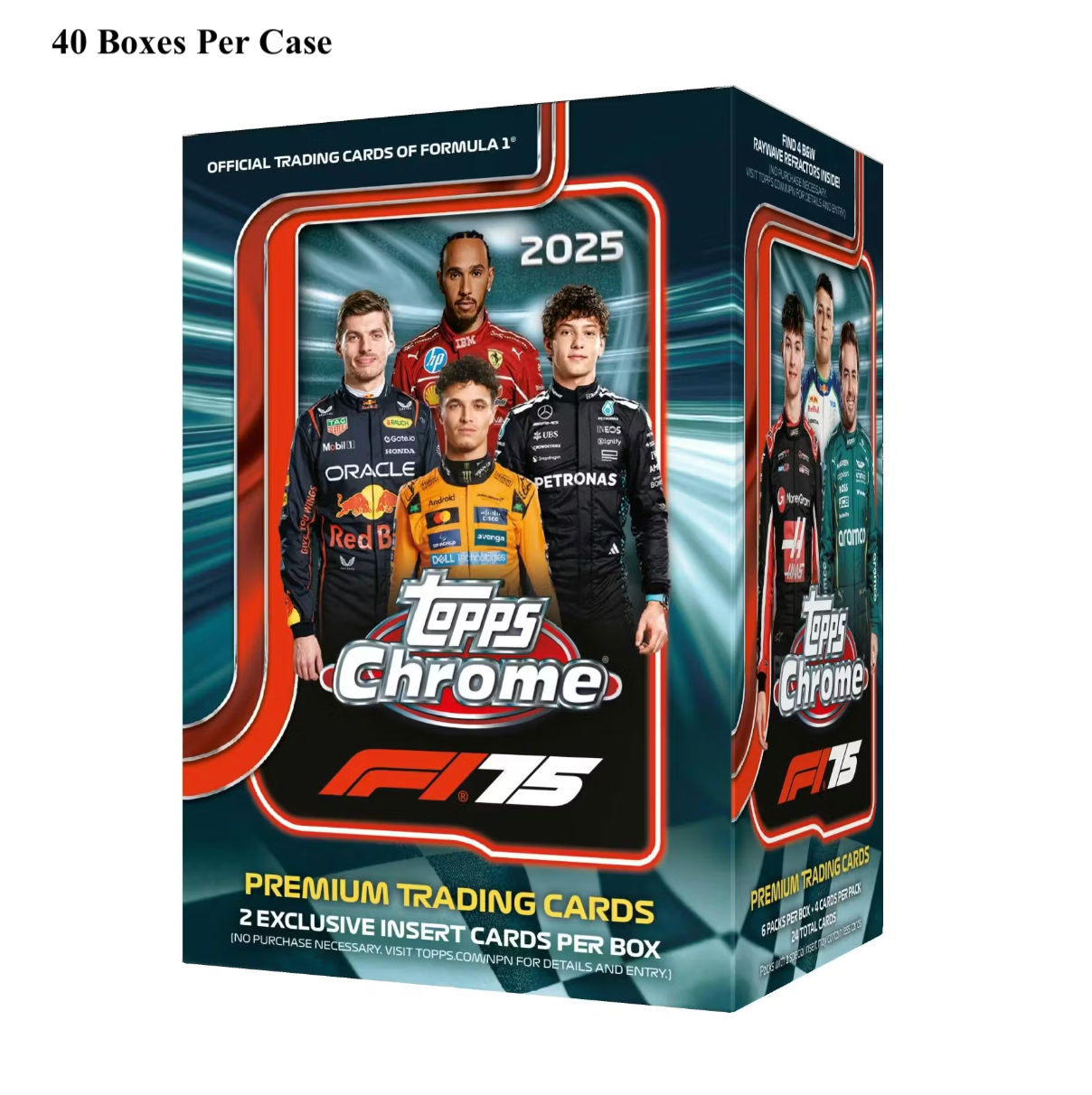 Topps Chrome ペドリ　ケースヒット 2025 Topps Chrome Formula 1 Racing Blaster Case