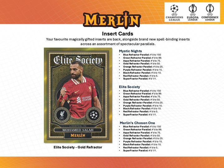 2024/25 Topps UEFA Club Competitions Merlin Chrome Soccer Hobby Box