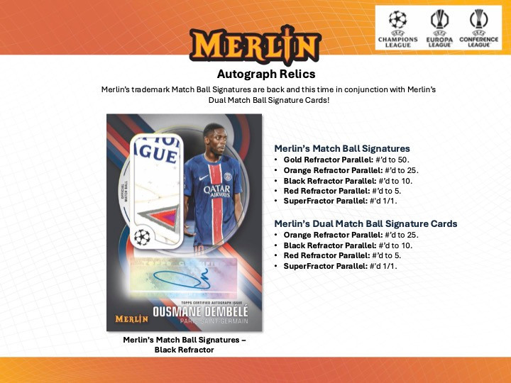 2024/25 Topps UEFA Club Competitions Merlin Chrome Soccer Hobby Box