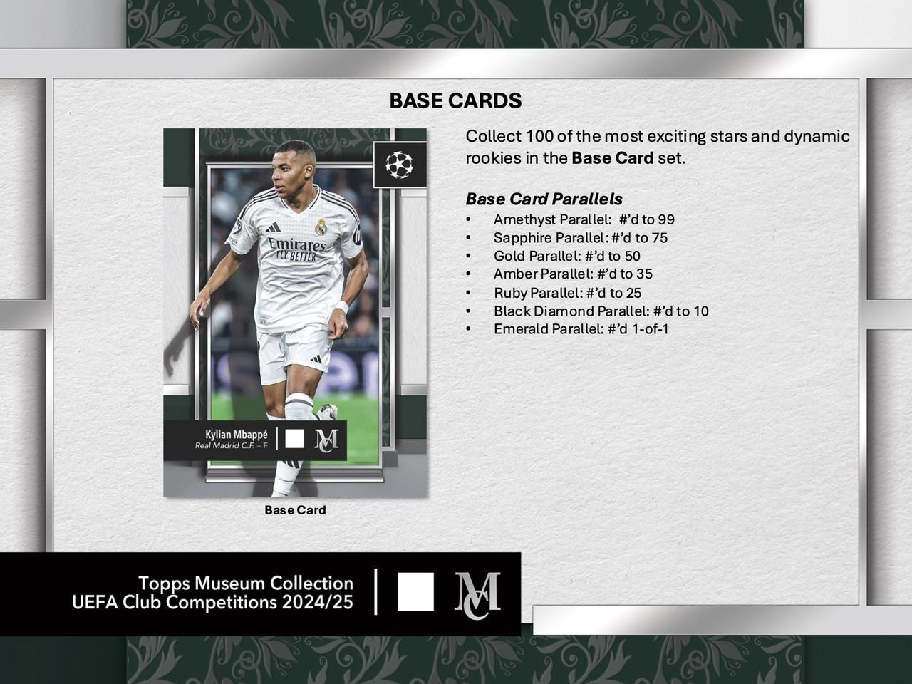 2024/25 Topps UEFA Club Competitions Museum Collection Soccer