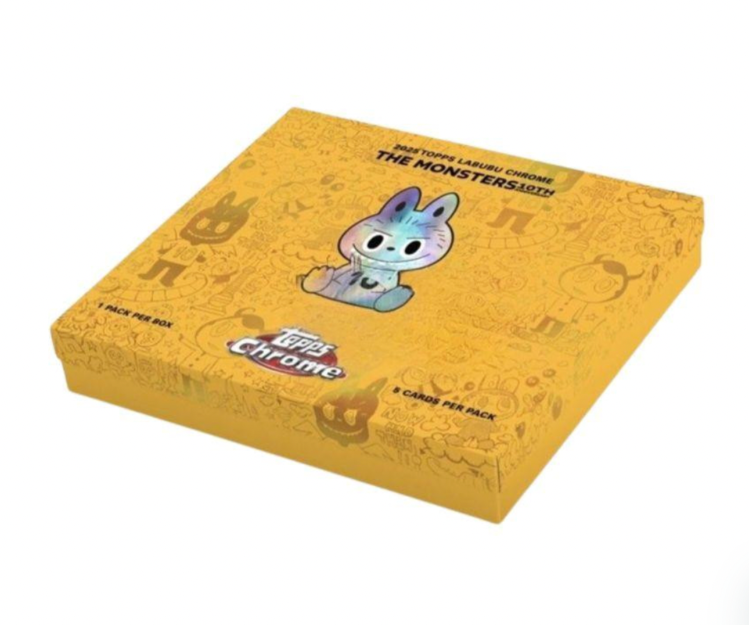 その他 Labubu 10th Anniversary Box 3box 2025 Topps Chrome Labubu 10th Anniversary Hobby Box