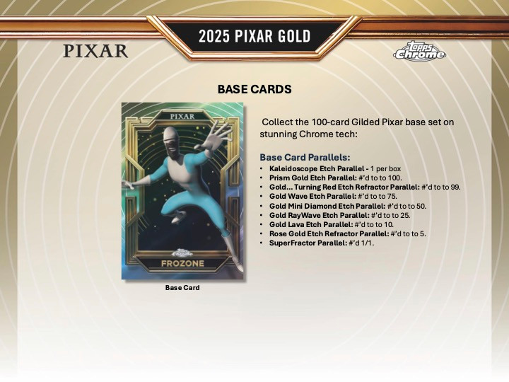 2025 Topps Pixar Gold Hobby Case