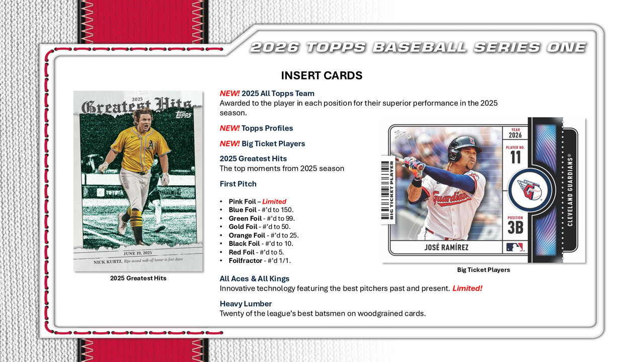 2026 Topps Series 1 Baseball Jumbo Case