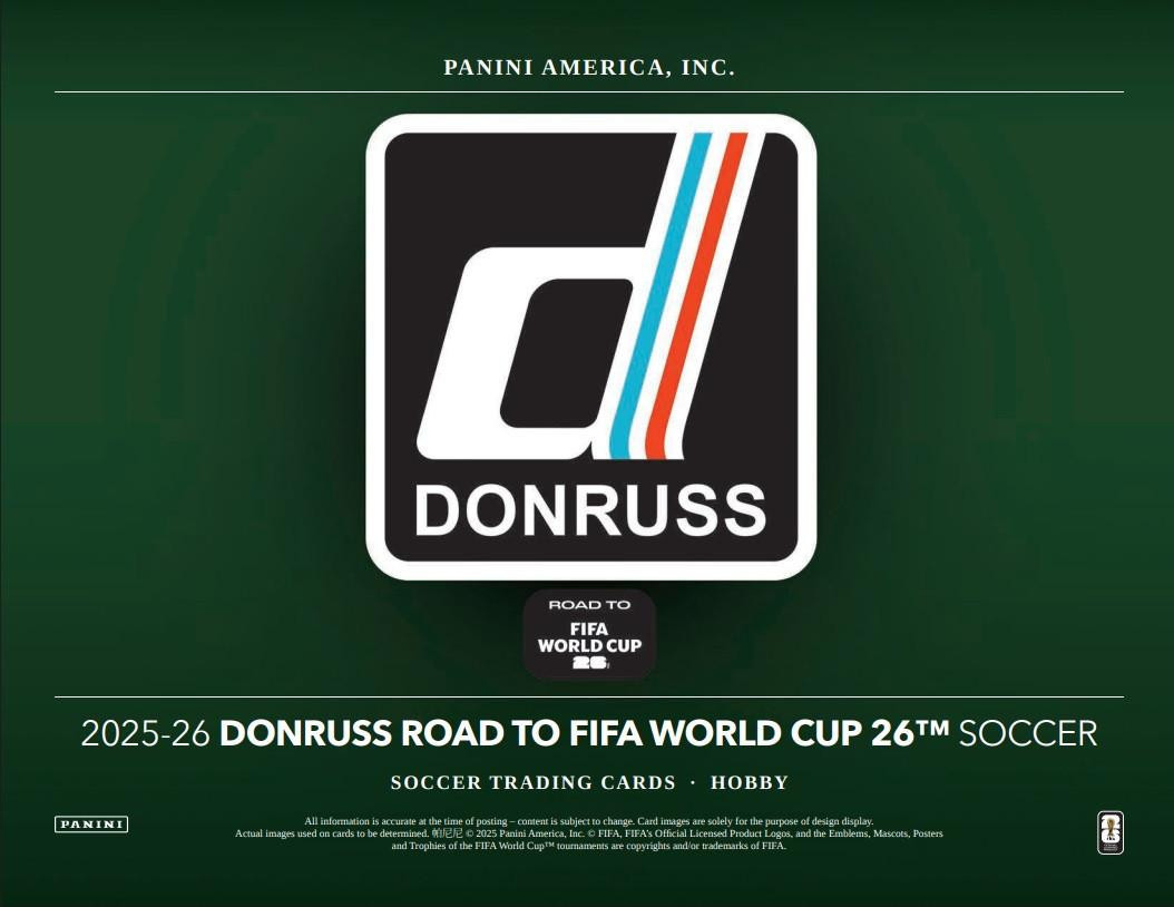 2025/26 Panini Donruss Road To FIFA World Cup 26 Soccer Hobby Box