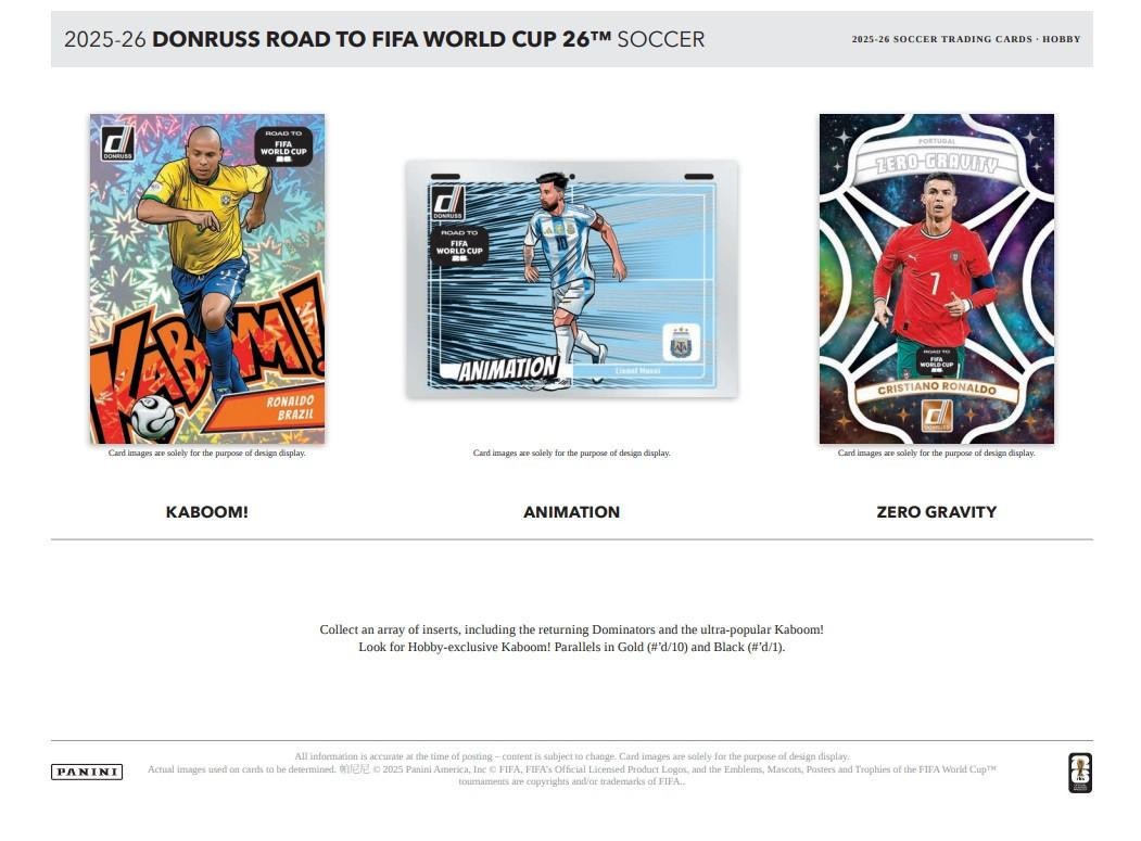 2025/26 Panini Donruss Road To FIFA World Cup 26 Soccer Hobby Box