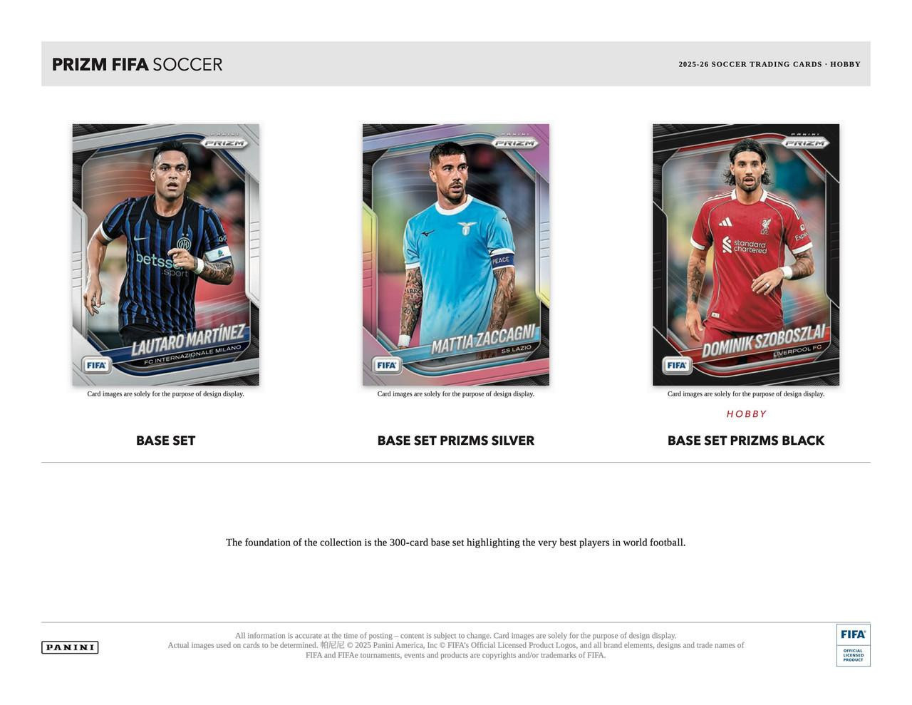 2025/26 Panini Prizm FIFA Soccer Hobby Box