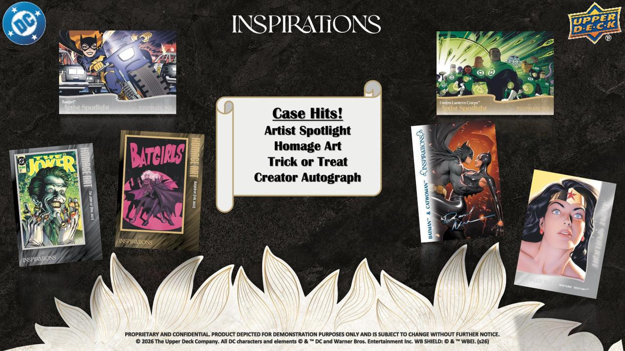 Upper Deck Inspirations The World of DC Hobby Case