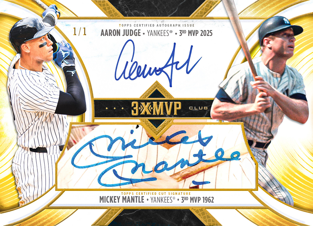 2025 Topps MVP Collection Shohei Ohtani & Aaron Judge Baseball Box