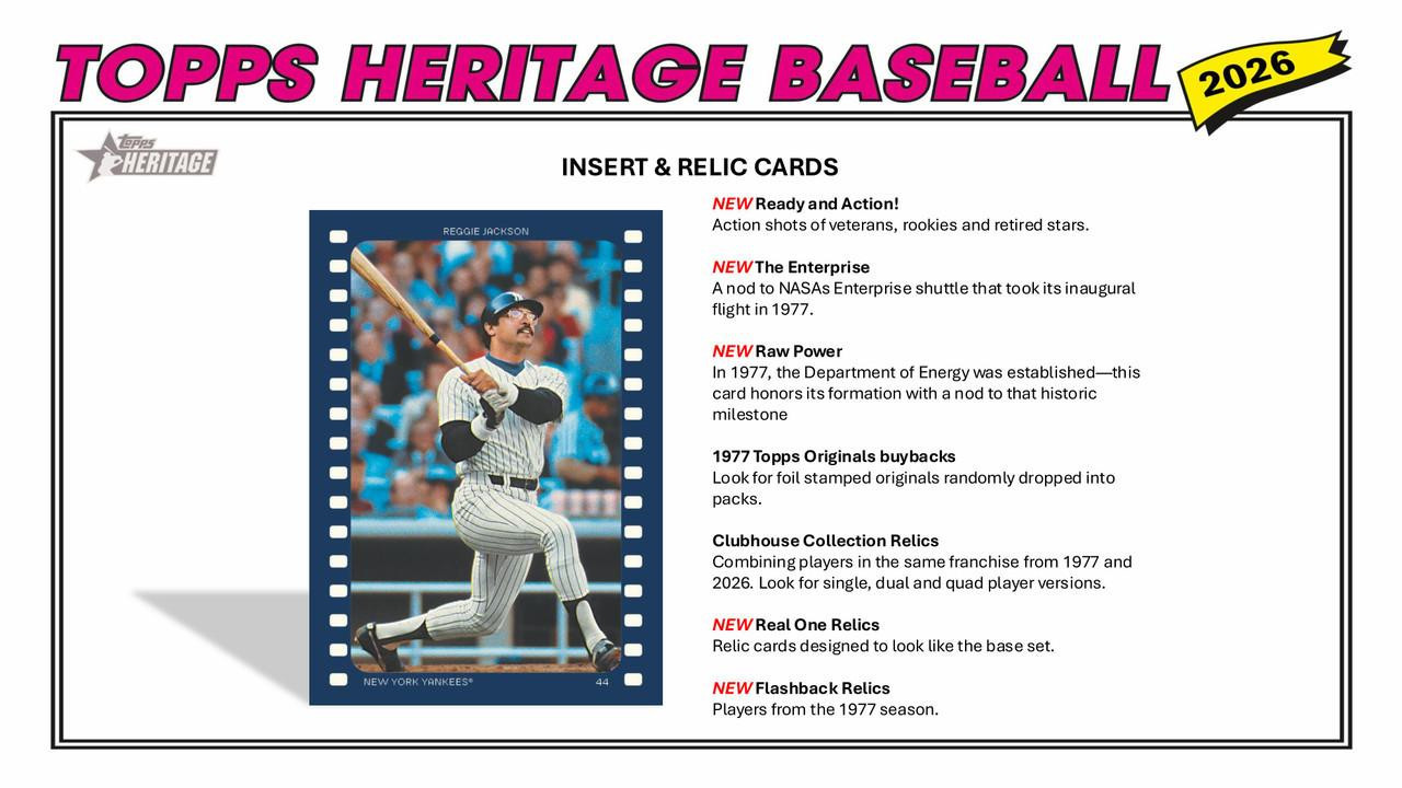 2026 Topps Heritage Baseball Hobby Case