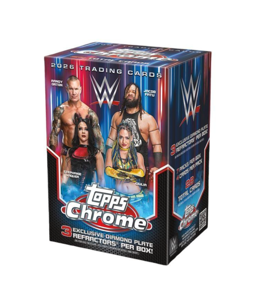 2026 Topps Chrome WWE Blaster Box