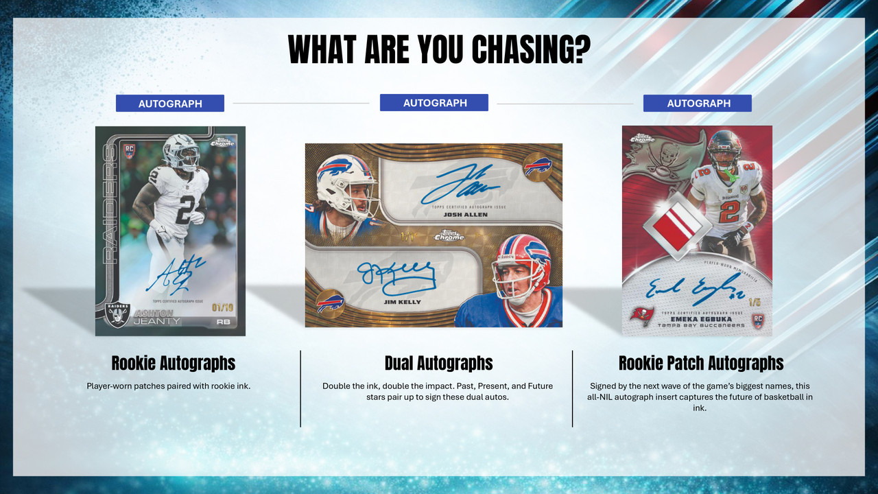 2025 Topps Chrome Football Jumbo Box