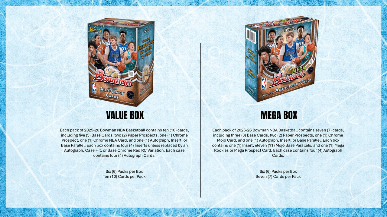 2025/26 Bowman Basketball Blaster Box
