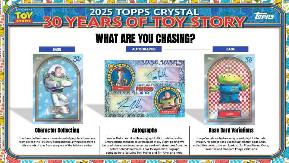 2025 Topps Pixar Crystal 30 Years of Toy Story Hobby Case