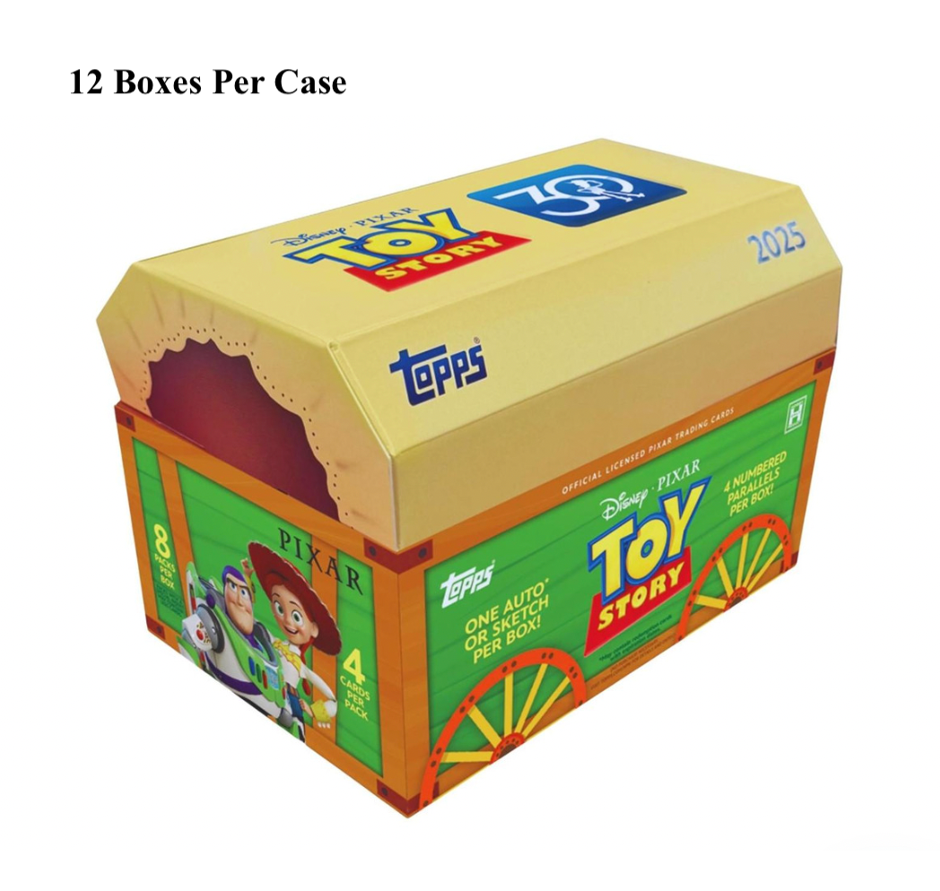 2025 Topps Pixar Crystal 30 Years of Toy Story Hobby Case