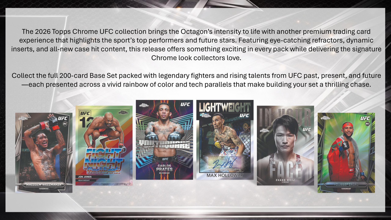 2026 Topps UFC Chrome Blaster Box