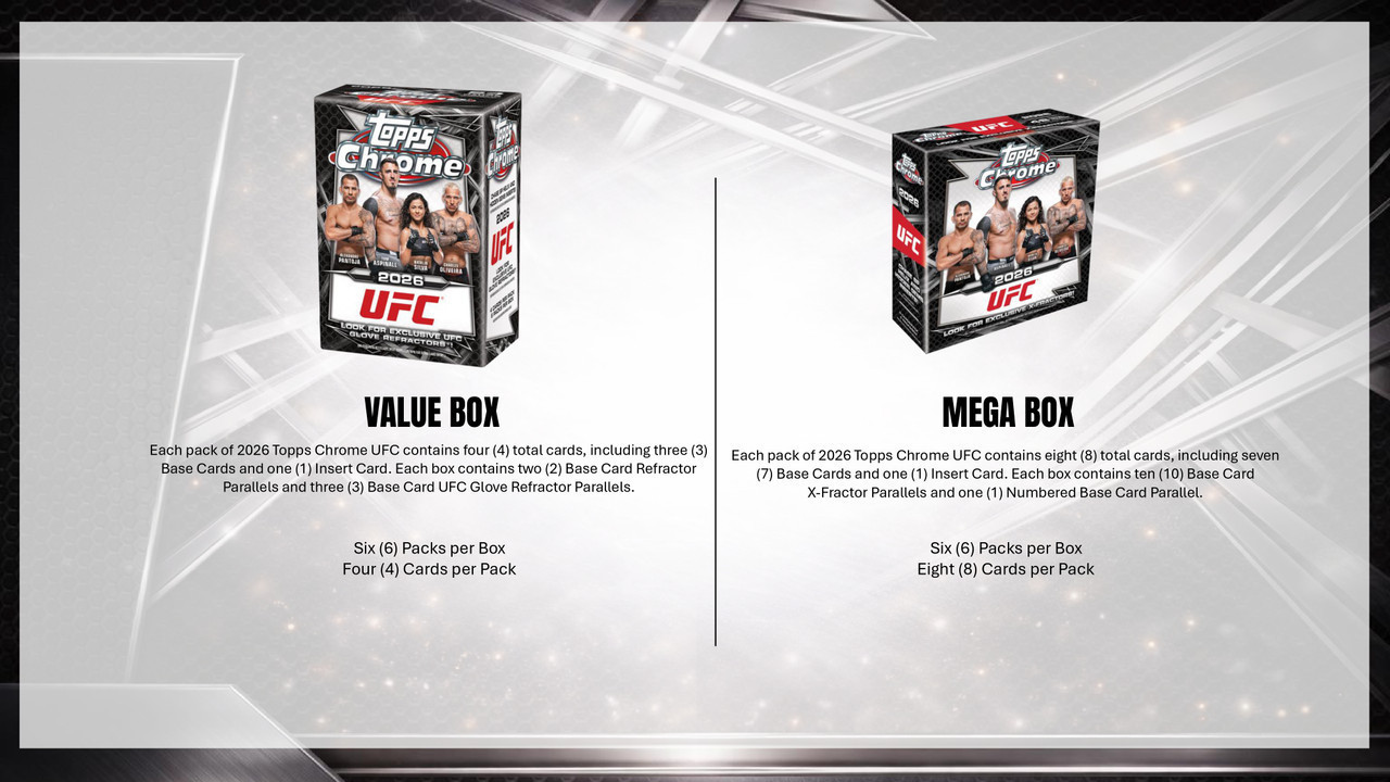 2026 Topps UFC Chrome Blaster Box