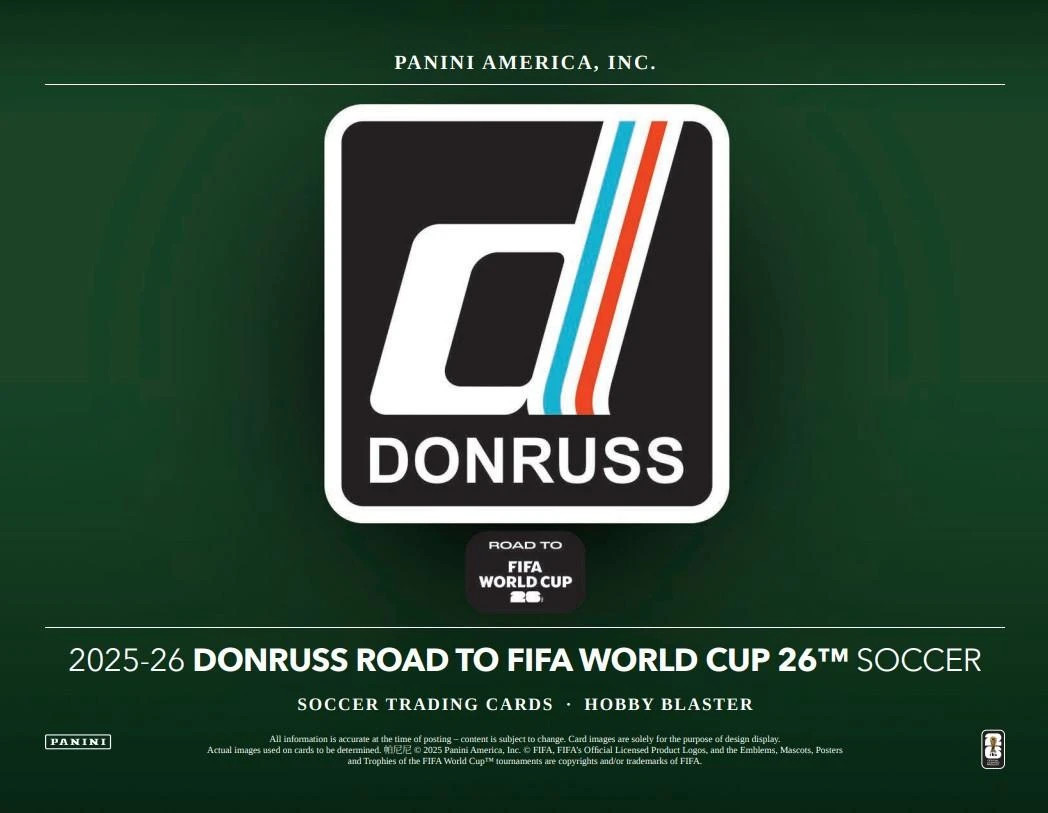 2025/26 Panini Donruss Road To FIFA World Cup 26 Soccer Hobby