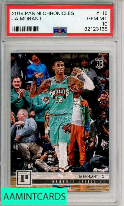 2019 PANINI CHRONICLES JA MORANT #116 PSA 10 GEM MT 82123168 - AA