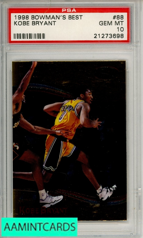 その他 Kobe Brayant Bawman's BEST 1998 BOWMAN S BEST KOBE BRYANT #88 PSA 10 GEM MT 21273698 - AA